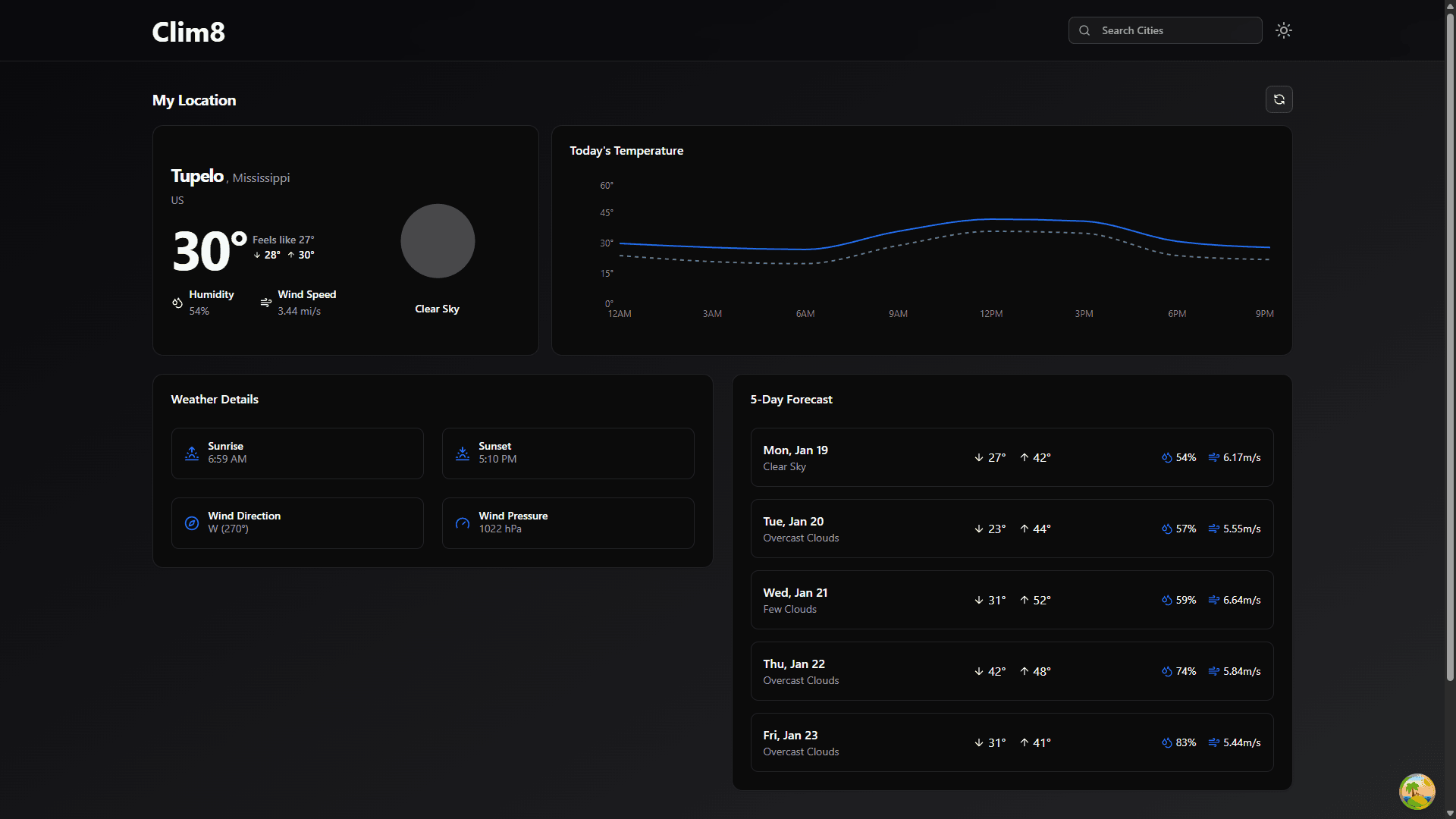 Clim8 — Climate Data Analysis & Visualization